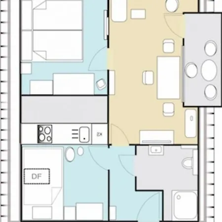 Apartament Skippers Norddeich (Norden)